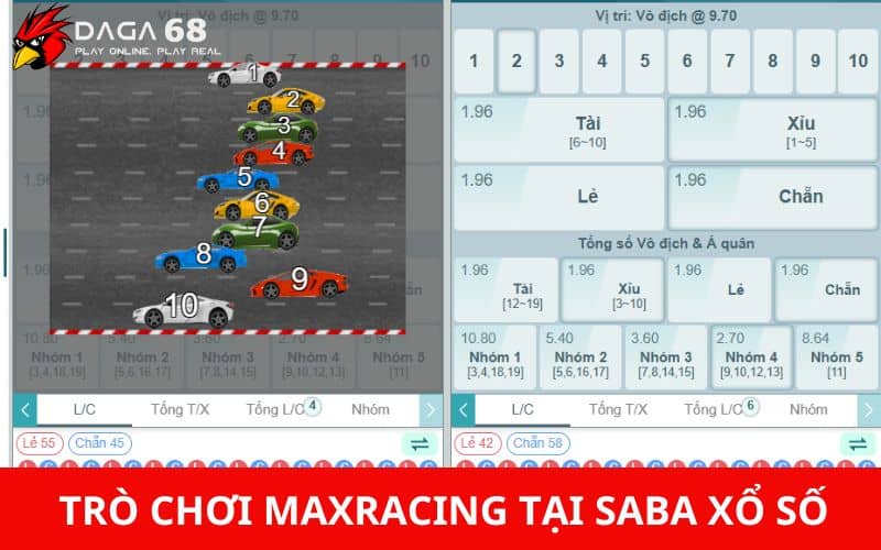 Max Racing mô phỏng lại cuộc đua xe để đặt cược nhanh chóng Max Racing mô phỏng lại cuộc đua xe để đặt cược nhanh chóng